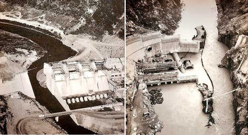 Construction of Smith Mountain Dam